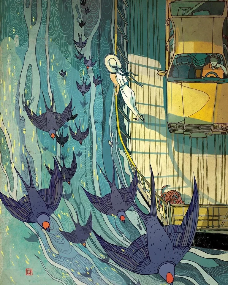 Victo Ngai — artwork 10 of 11, Retrofuturisme archive