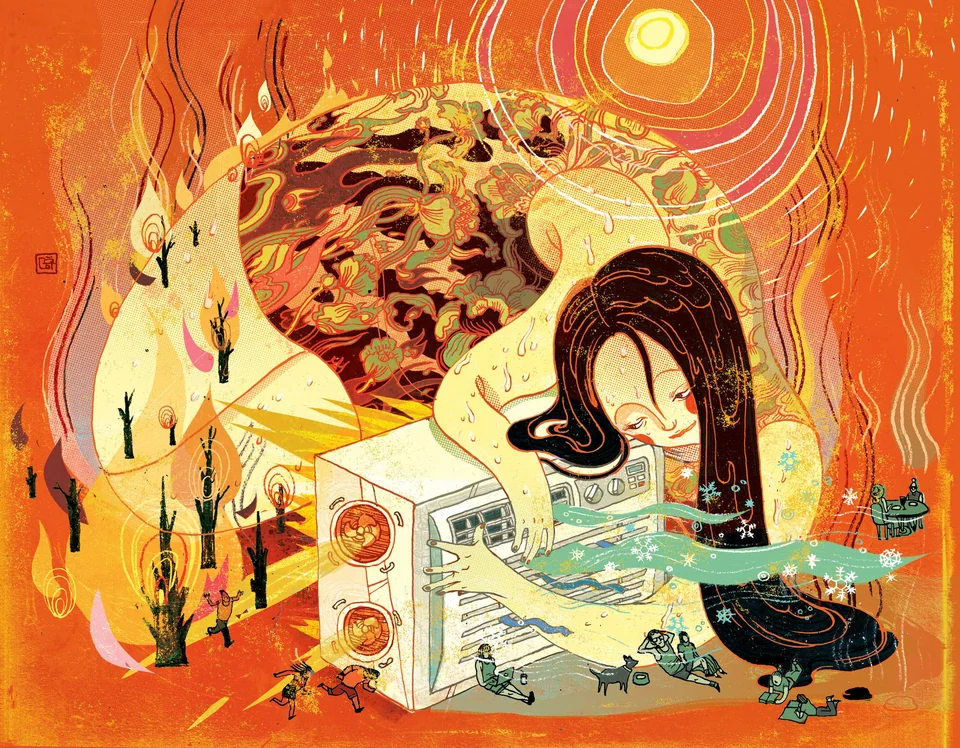 Victo Ngai — artwork 11 of 11, Retrofuturisme archive