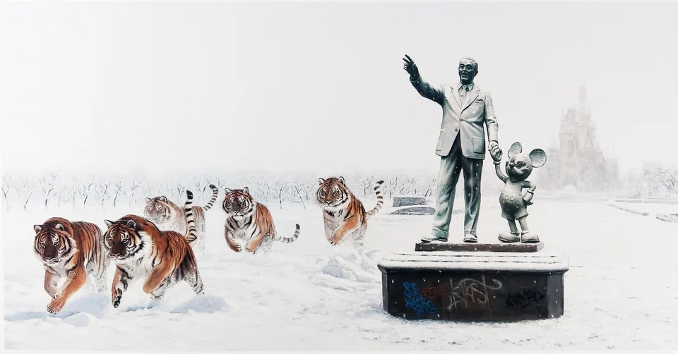 Josh Keyes — artwork 2 of 11, Retrofuturisme archive