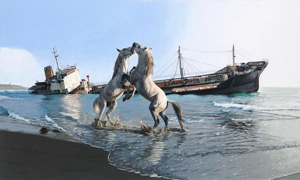 Josh Keyes — artwork 4 of 11, Retrofuturisme archive