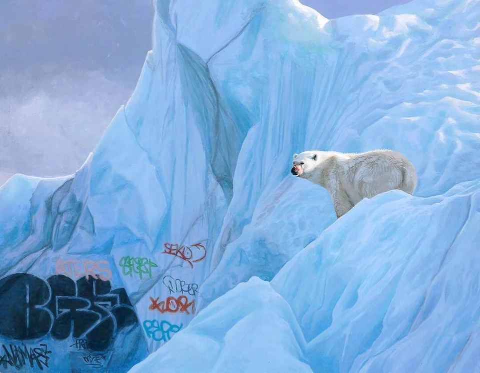 Josh Keyes — artwork 7 of 11, Retrofuturisme archive