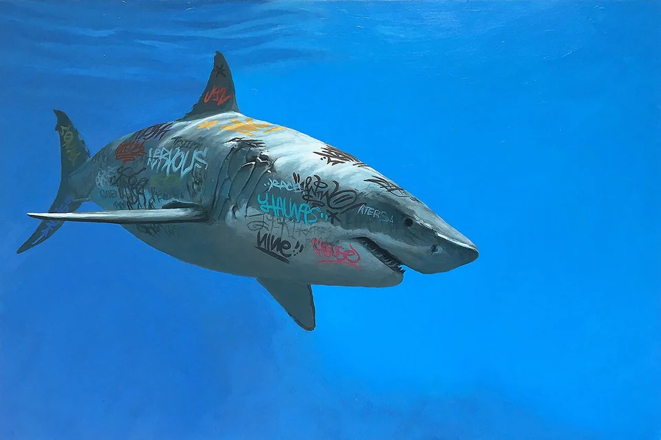 Josh Keyes — artwork 9 of 11, Retrofuturisme archive