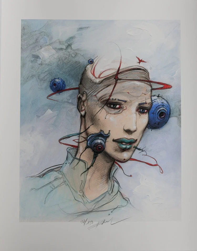 Enki Bilal — artwork 22 of 40, Retrofuturisme archive