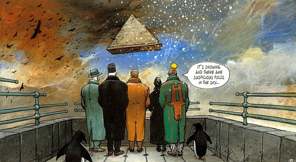Enki Bilal — artwork 24 of 40, Retrofuturisme archive