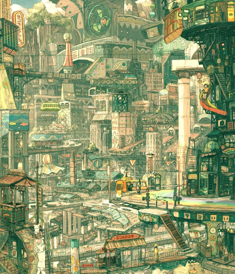Enki Bilal — artwork 6 of 40, Retrofuturisme archive