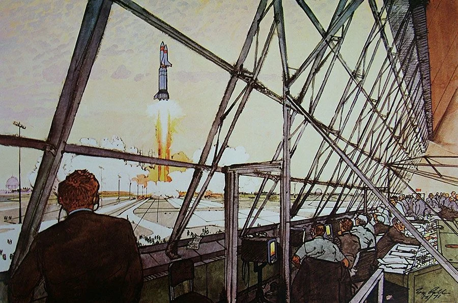 Robert McCall — artwork 22 of 35, Retrofuturisme archive