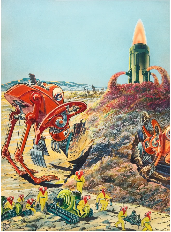 Frank R. Paul — artwork 8 of 35, Retrofuturisme archive