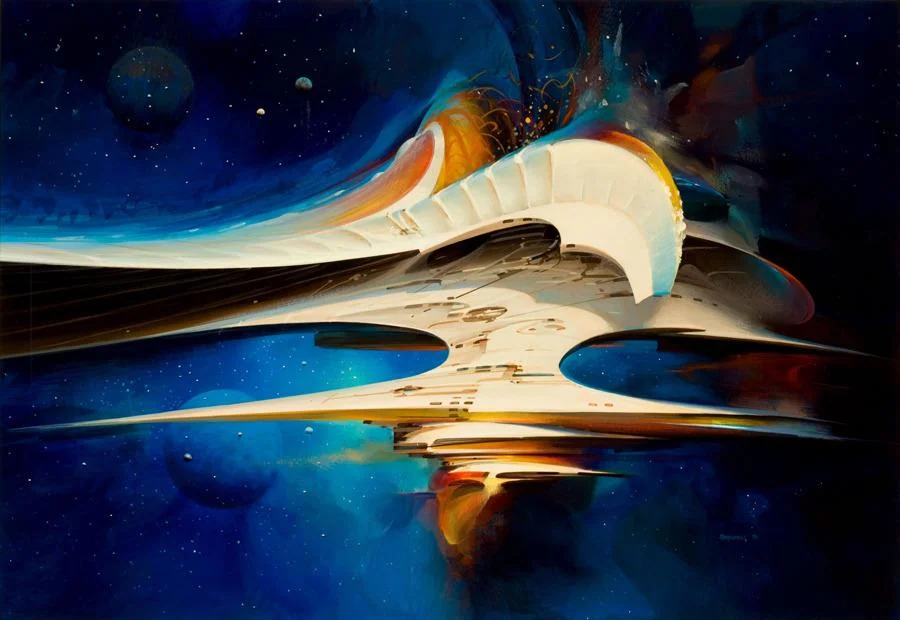 John Berkey — artwork 13 of 31, Retrofuturisme archive