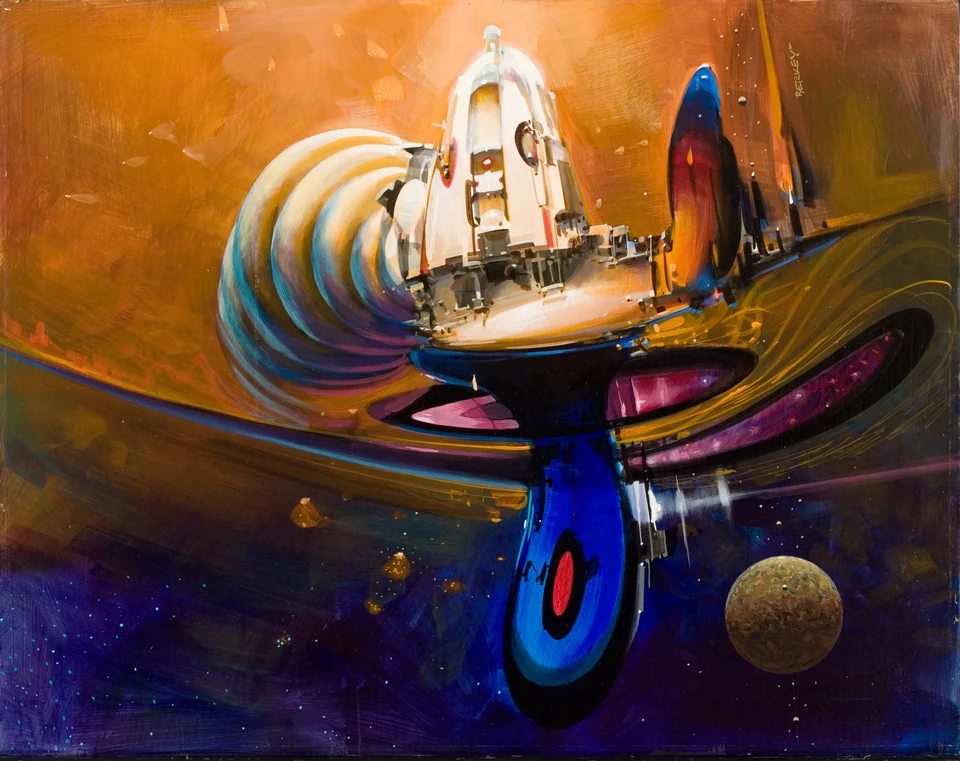 John Berkey — artwork 16 of 31, Retrofuturisme archive