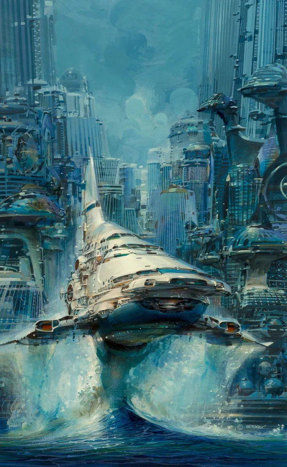 John Berkey — artwork 17 of 31, Retrofuturisme archive