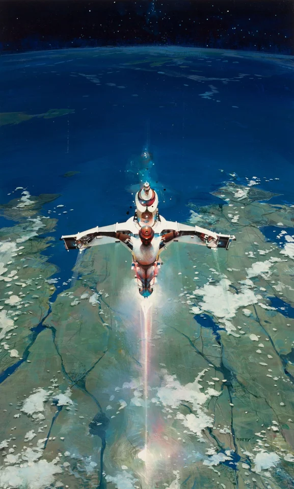 John Berkey — artwork 8 of 31, Retrofuturisme archive