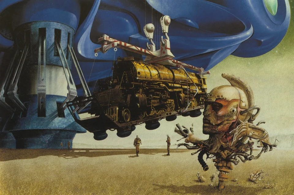 Jim Burns — artwork 21 of 31, Retrofuturisme archive