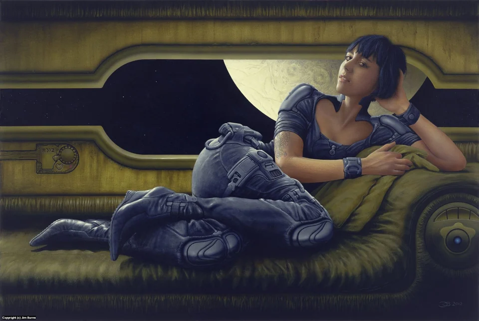 Jim Burns — artwork 22 of 31, Retrofuturisme archive