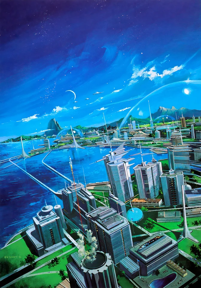 Vincent Di Fate — artwork 6 of 21, Retrofuturisme archive