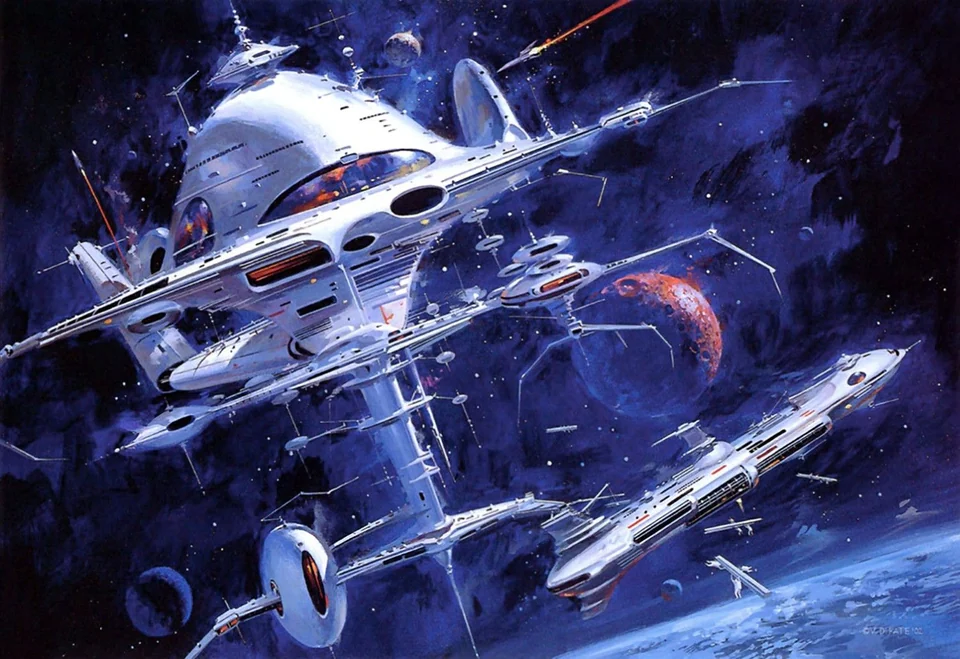 Vincent Di Fate — artwork 9 of 21, Retrofuturisme archive