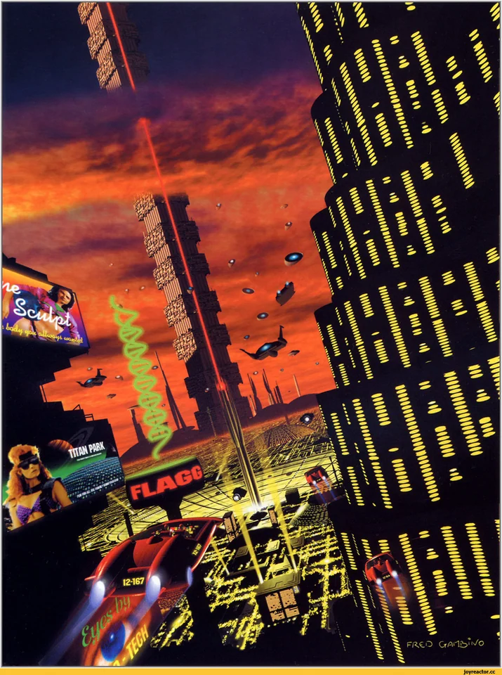 Fred Gambino — artwork 20 of 29, Retrofuturisme archive