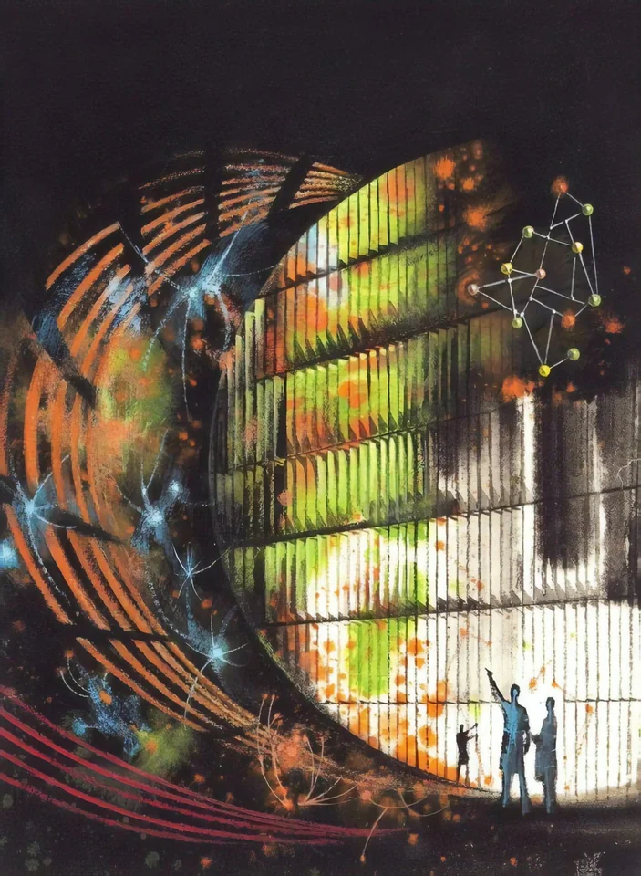 Richard M. Powers — artwork 5 of 27, Retrofuturisme archive