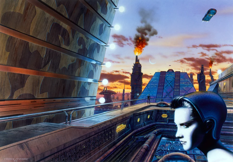 Chris Moore — artwork 10 of 16, Retrofuturisme archive