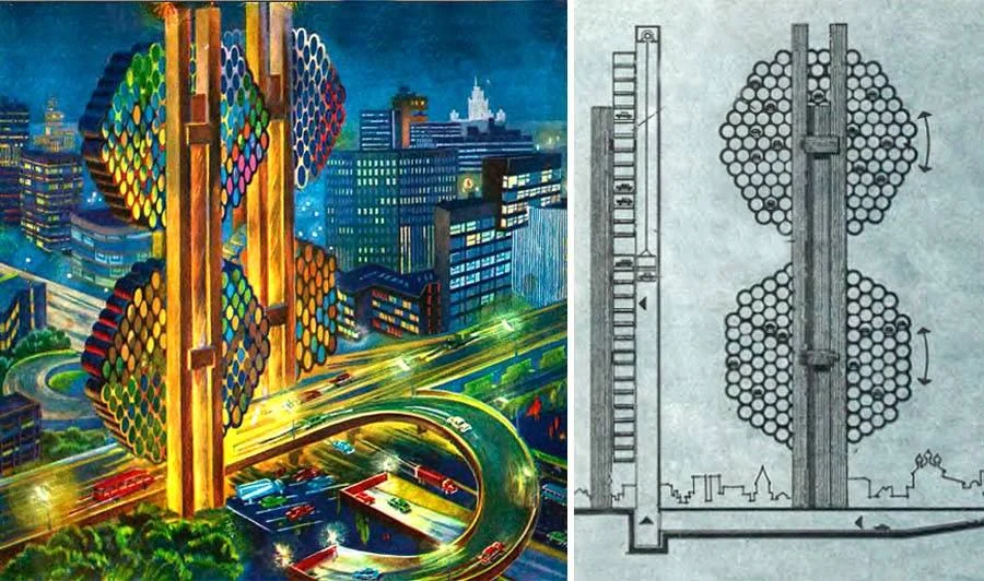 Russian Bloc — Totalitarian urbanism — image 10 of 45, Retrofuturisme archive