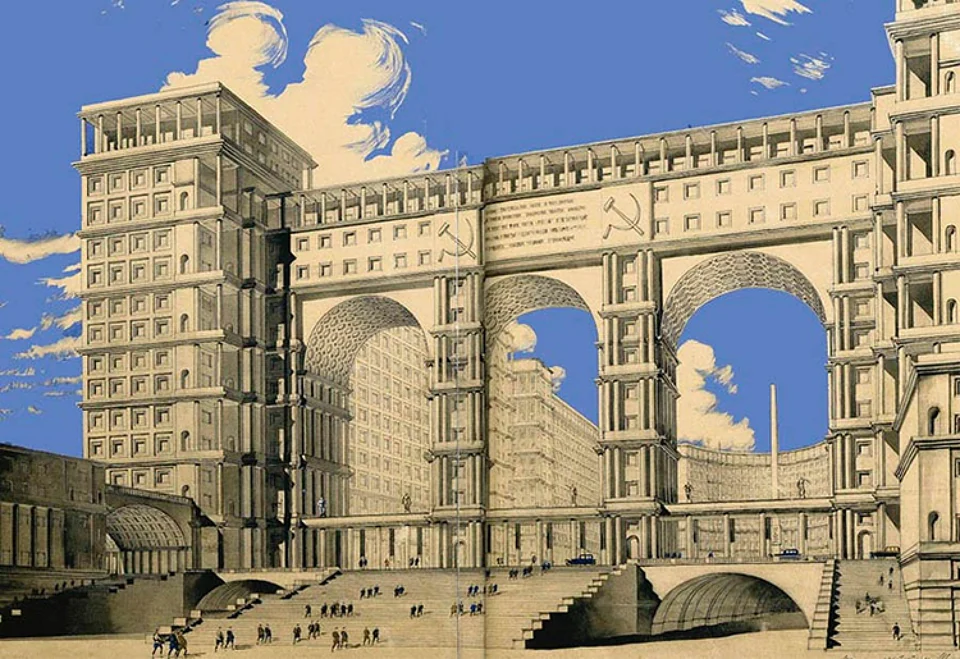 Russian Bloc — Totalitarian urbanism — image 25 of 45, Retrofuturisme archive