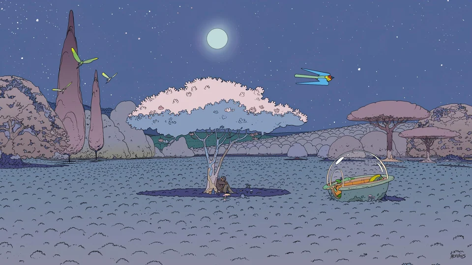 Jean Giraud / Mœbius — artwork 13 of 36, Retrofuturisme archive