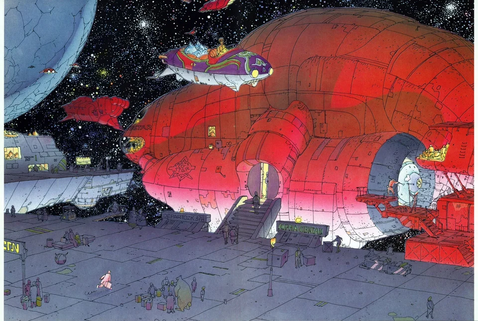 Jean Giraud / Mœbius — artwork 33 of 36, Retrofuturisme archive