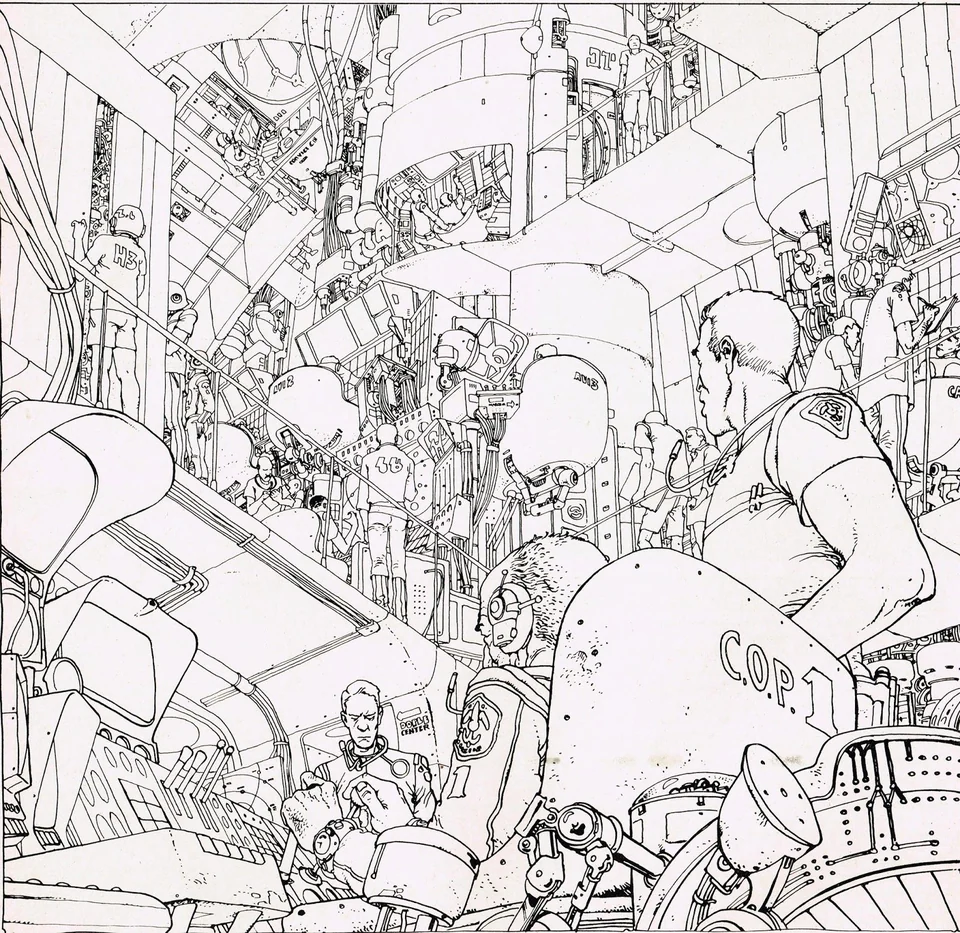 Jean Giraud / Mœbius — artwork 34 of 36, Retrofuturisme archive
