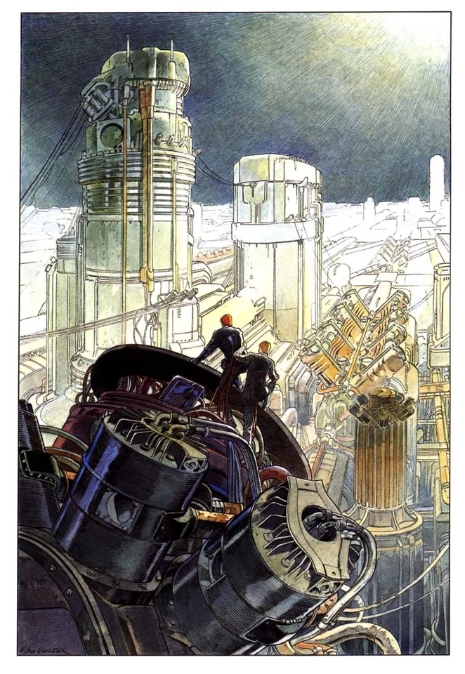 François Schuiten — artwork 10 of 27, Retrofuturisme archive