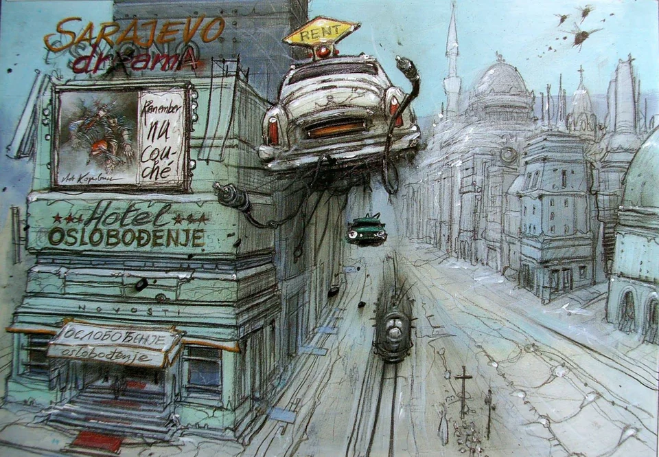 François Schuiten — artwork 18 of 27, Retrofuturisme archive