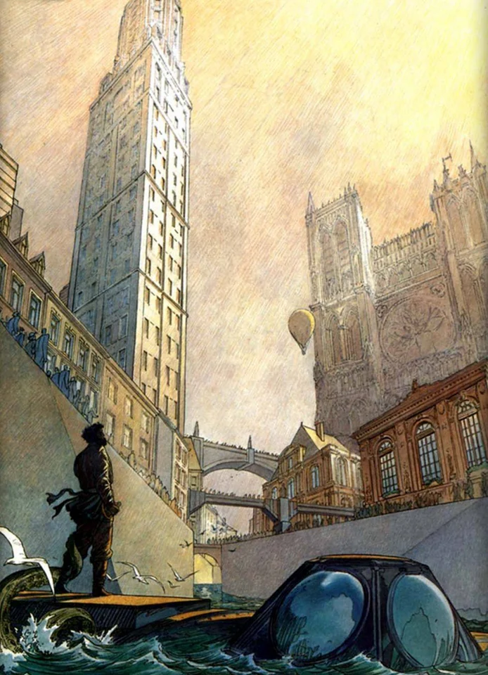 François Schuiten — artwork 2 of 27, Retrofuturisme archive
