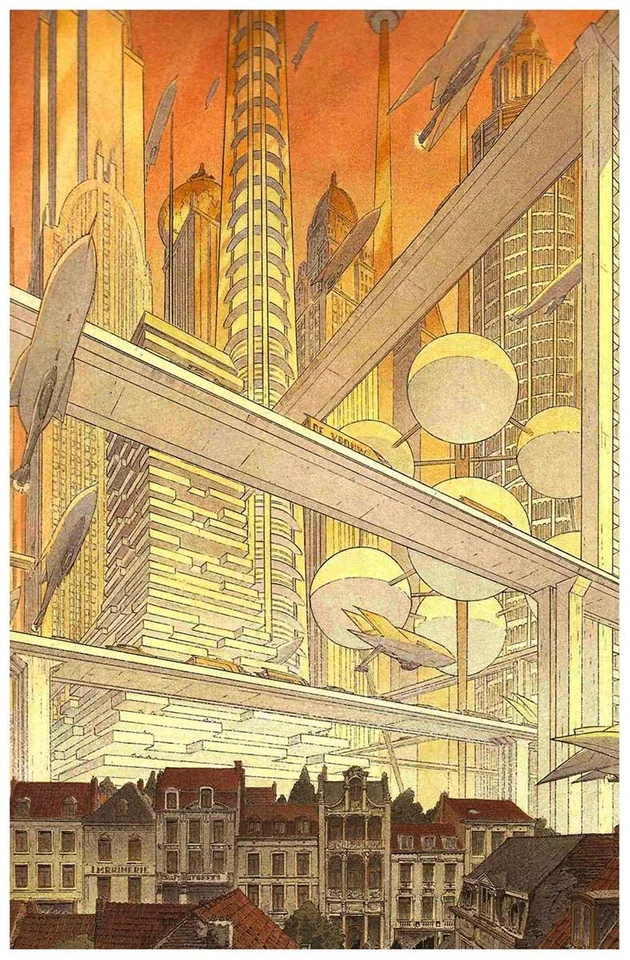 François Schuiten — artwork 20 of 27, Retrofuturisme archive