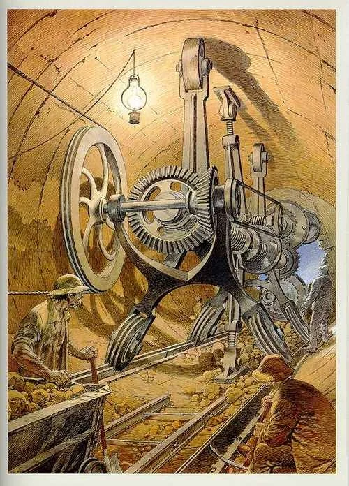 François Schuiten — artwork 7 of 27, Retrofuturisme archive