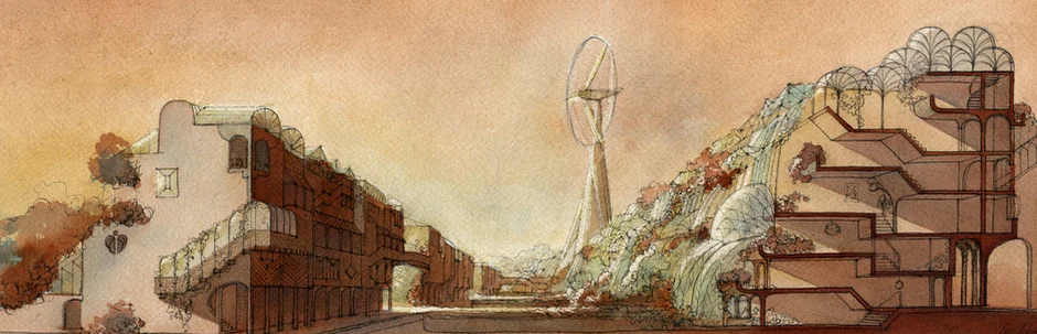 Luc Schuiten — artwork 14 of 37, Retrofuturisme archive
