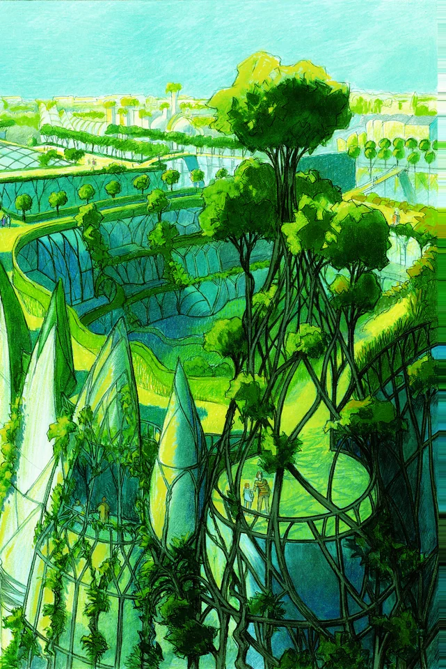 Luc Schuiten — artwork 30 of 37, Retrofuturisme archive