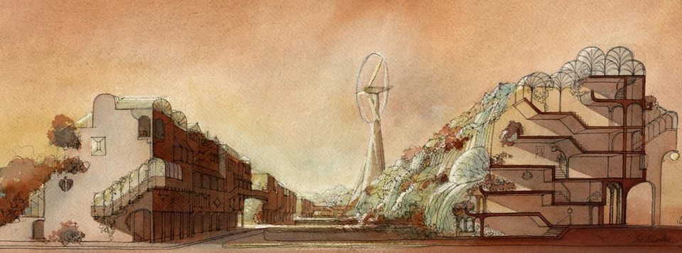 Luc Schuiten — artwork 32 of 37, Retrofuturisme archive