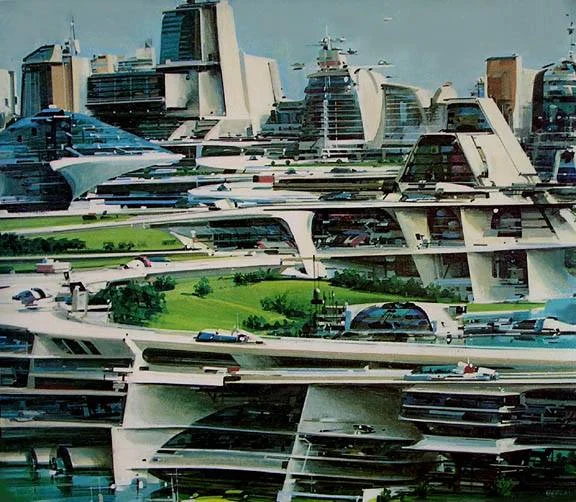 John Berkey — OTIS advertisements — image 2 of 19, Retrofuturisme archive