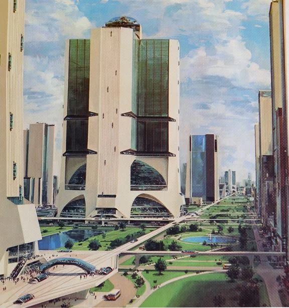 John Berkey — OTIS advertisements — image 9 of 19, Retrofuturisme archive