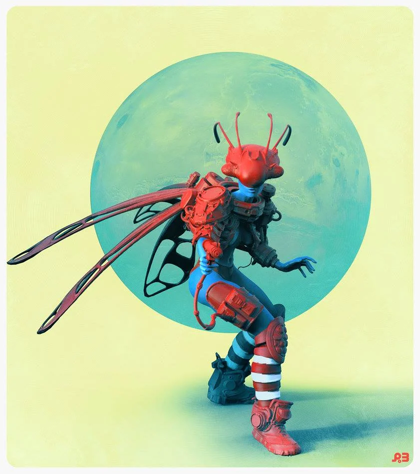 Pascal Blanché — artwork 19 of 19, Retrofuturisme archive