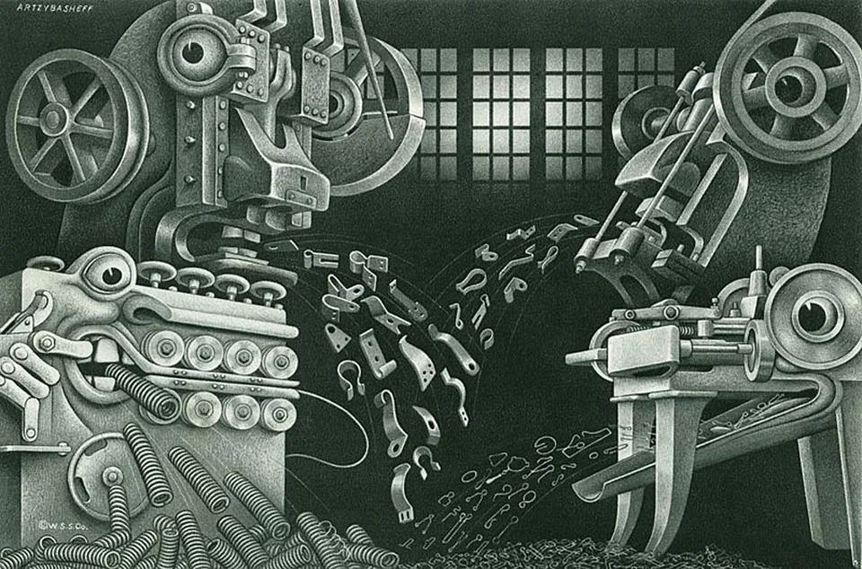 Boris Artzybasheff — artwork 6 of 16, Retrofuturisme archive