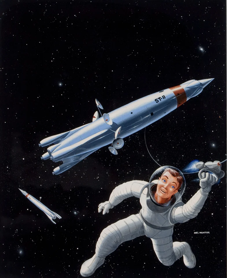 Mel Hunter — artwork 1 of 7, Retrofuturisme archive